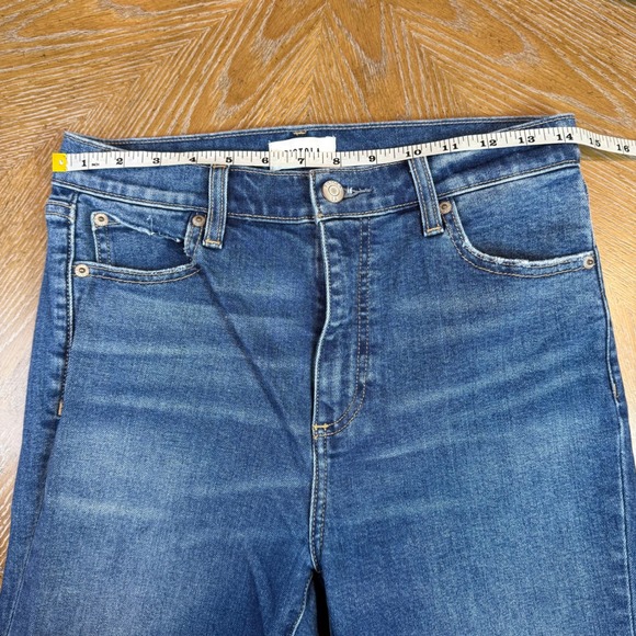 Pistola Lennon High Rise Crop Bootcut Jeans Size 26 Raw Hem - Picture 9 of 11